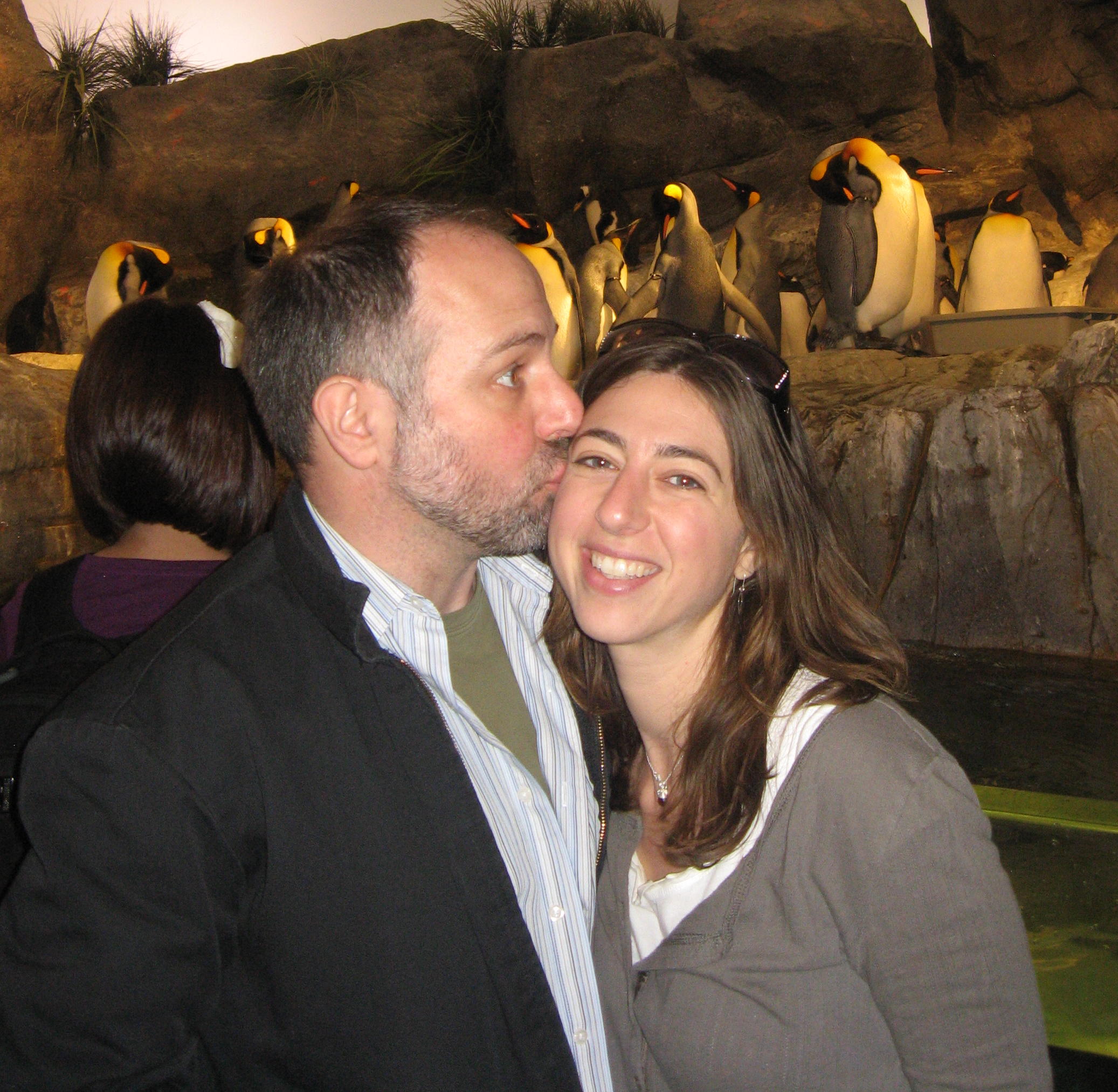 2010_04_09 Jake and Anndrea w penguins.JPG